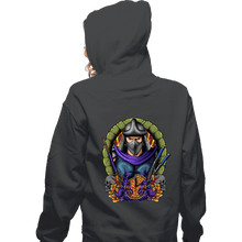 Load image into Gallery viewer, Daily_Deal_Shirts Zippered Hoodies, Unisex / Small / Dark Heather Shredder Crest
