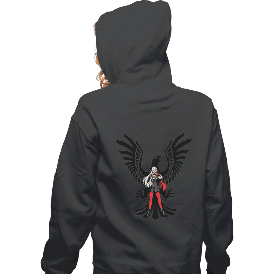 Shirts Pullover Hoodies, Unisex / Small / Charcoal Black Eagles House Leader
