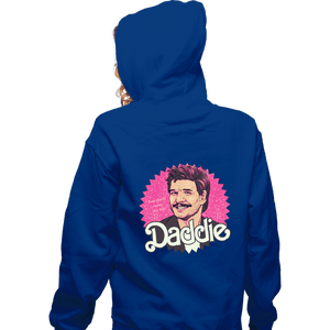 Daily_Deal_Shirts Zippered Hoodies, Unisex / Small / Royal Blue Daddie