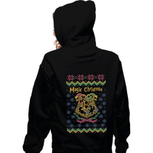 Load image into Gallery viewer, Shirts Pullover Hoodies, Unisex / Small / Black Magic Christmas
