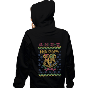 Shirts Pullover Hoodies, Unisex / Small / Black Magic Christmas