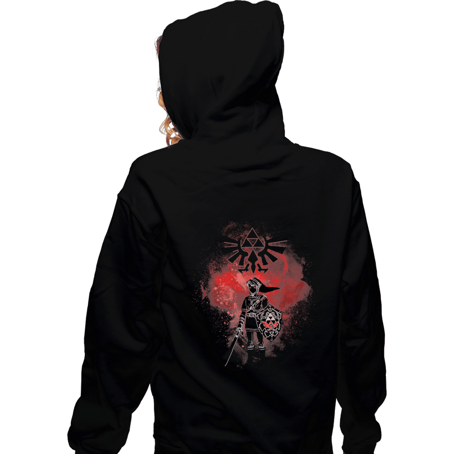 Shirts Zippered Hoodies, Unisex / Small / Black Dark Link Art