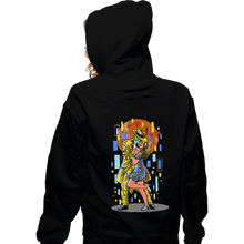Load image into Gallery viewer, Daily_Deal_Shirts Zippered Hoodies, Unisex / Small / Black The Mask Kiss
