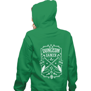 Shirts Pullover Hoodies, Unisex / Small / Irish Green Dungeon Dancer