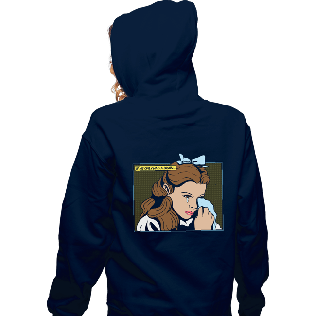 Daily_Deal_Shirts Zippered Hoodies, Unisex / Small / Navy Had A Brain