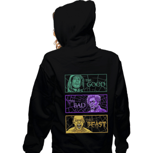 Shirts Zippered Hoodies, Unisex / Small / Black The Good, The Bad, And The Beast