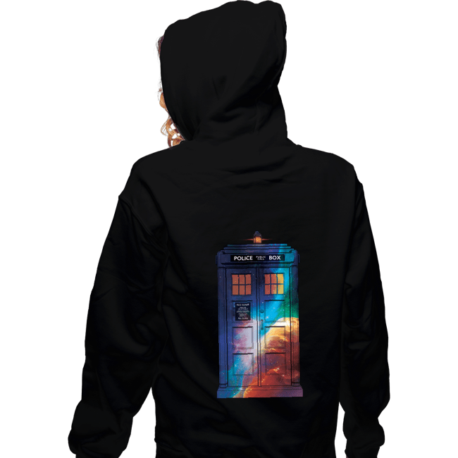 Secret_Shirts Zippered Hoodies, Unisex / Small / Black The Police Box