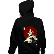 Load image into Gallery viewer, Daily_Deal_Shirts Zippered Hoodies, Unisex / Small / Black Empire Wave
