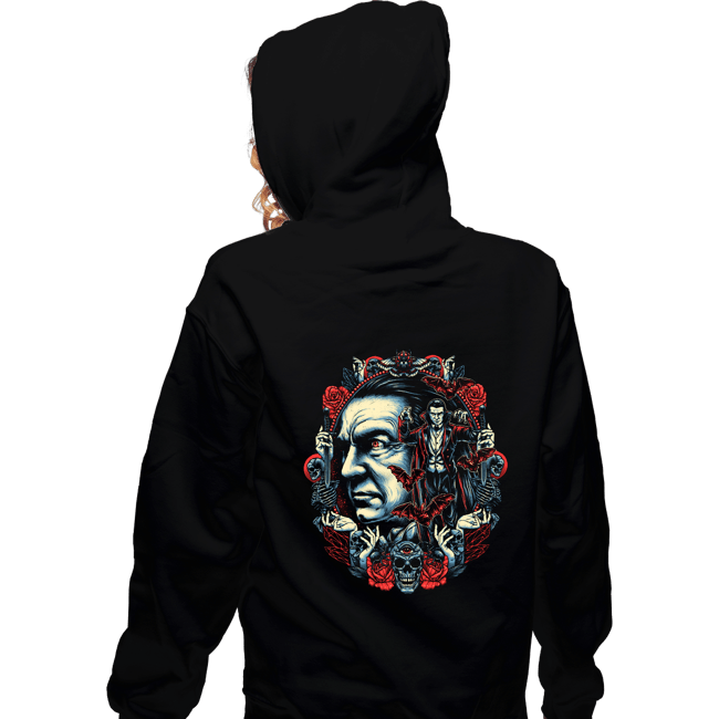 Daily_Deal_Shirts Zippered Hoodies, Unisex / Small / Black Mind Control Of The Vampire