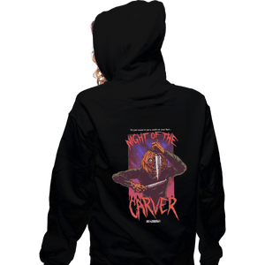 Shirts Zippered Hoodies, Unisex / Small / Black Night Of The Carver