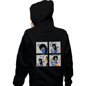 Shirts Zippered Hoodies, Unisex / Small / Black Mortal Komfort