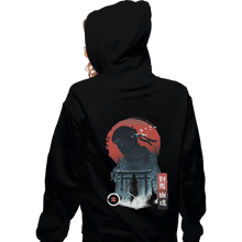 Load image into Gallery viewer, Shirts Pullover Hoodies, Unisex / Small / Black Samurai Warrior

