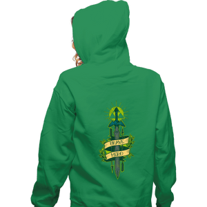 Shirts Zippered Hoodies, Unisex / Small / Irish Green Brave Hero
