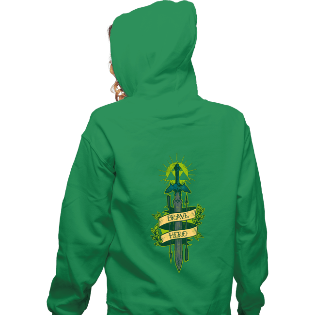 Shirts Zippered Hoodies, Unisex / Small / Irish Green Brave Hero