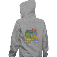 Load image into Gallery viewer, Shirts Zippered Hoodies, Unisex / Small / Sports Grey Light World
