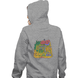 Shirts Zippered Hoodies, Unisex / Small / Sports Grey Light World