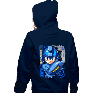 Secret_Shirts Zippered Hoodies, Unisex / Small / Navy A Metal Hero