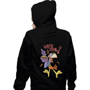 Shirts Zippered Hoodies, Unisex / Small / Black Why So Cereal