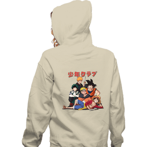 Shirts Zippered Hoodies, Unisex / Small / White The Shonen Club