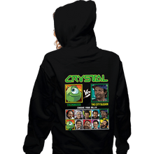 Load image into Gallery viewer, Secret_Shirts Zippered Hoodies, Unisex / Small / Black Crystal Fighter
