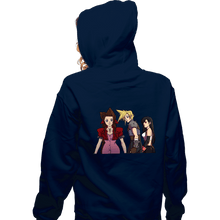 Load image into Gallery viewer, Shirts Zippered Hoodies, Unisex / Small / Navy Distracted Cloud
