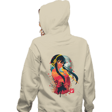 Load image into Gallery viewer, Daily_Deal_Shirts Zippered Hoodies, Unisex / Small / White Yor Yukio-e
