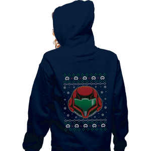 Shirts Zippered Hoodies, Unisex / Small / Navy The Larvas Hunter Christmas