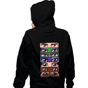 Daily_Deal_Shirts Zippered Hoodies, Unisex / Small / Black Guardian Eyes