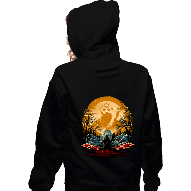 Daily_Deal_Shirts Zippered Hoodies, Unisex / Small / Black Jason's Attack