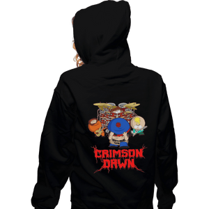 Shirts Pullover Hoodies, Unisex / Small / Black Crimson Dawn