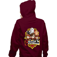 Load image into Gallery viewer, Secret_Shirts Zippered Hoodies, Unisex / Small / Maroon Little Wizards
