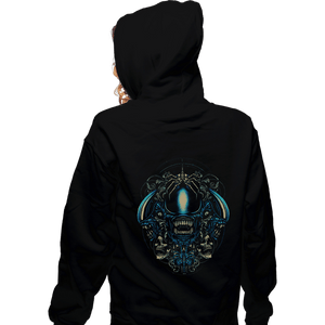 Daily_Deal_Shirts Zippered Hoodies, Unisex / Small / Black See You In Space