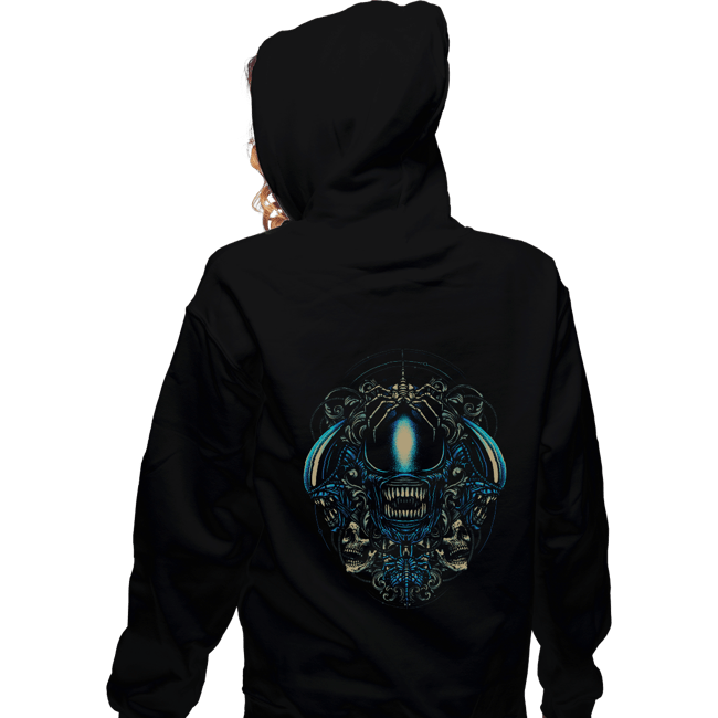 Daily_Deal_Shirts Zippered Hoodies, Unisex / Small / Black See You In Space