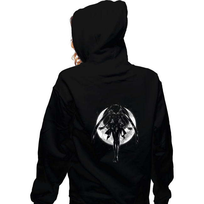 Shirts Zippered Hoodies, Unisex / Small / Black Moonlight Magical Girl