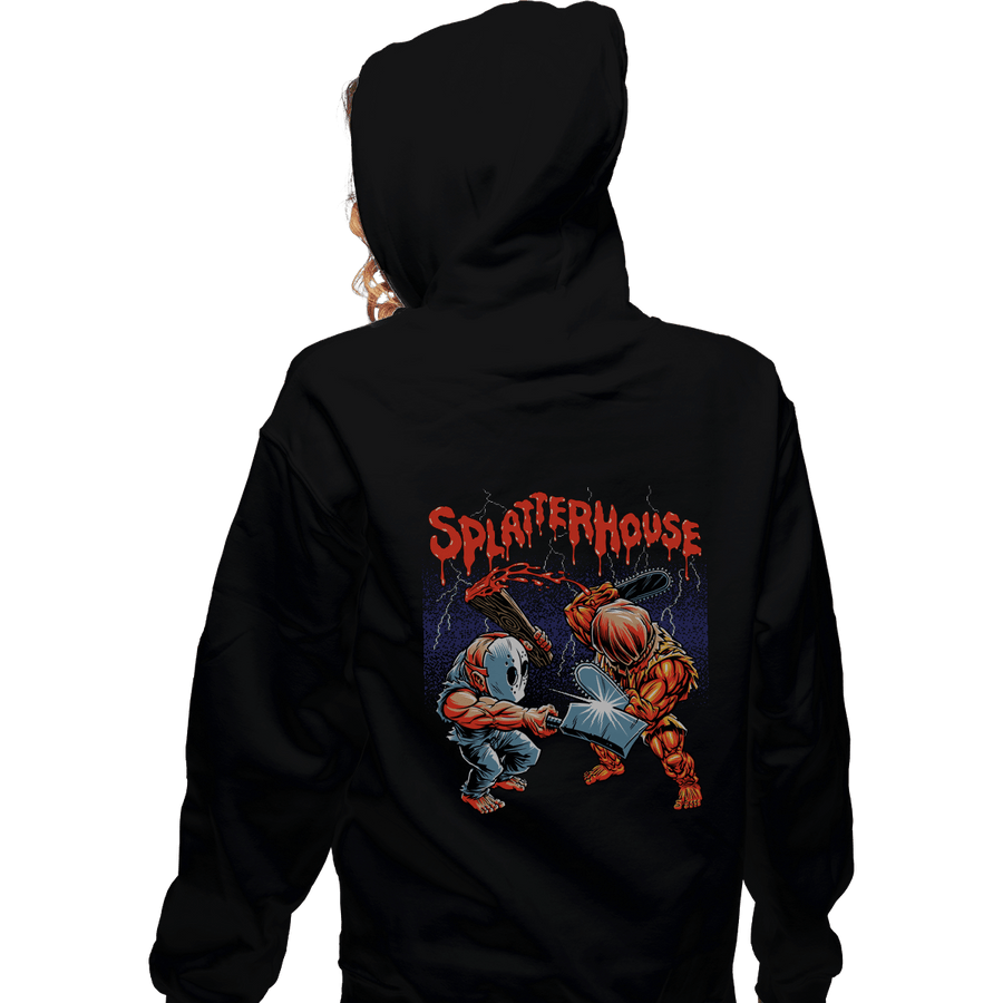 Shirts Zippered Hoodies, Unisex / Small / Black Bloody Duel