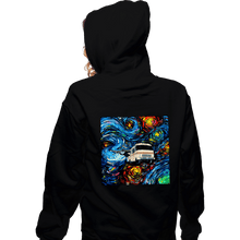 Load image into Gallery viewer, Daily_Deal_Shirts Zippered Hoodies, Unisex / Small / Black The Schwartz Was Never With van Gogh
