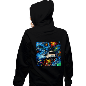 Daily_Deal_Shirts Zippered Hoodies, Unisex / Small / Black The Schwartz Was Never With van Gogh