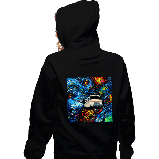 Daily_Deal_Shirts Zippered Hoodies, Unisex / Small / Black The Schwartz Was Never With van Gogh