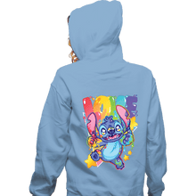 Load image into Gallery viewer, Shirts Zippered Hoodies, Unisex / Small / Royal Blue Alien Says Love
