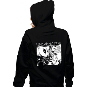 Daily_Deal_Shirts Zippered Hoodies, Unisex / Small / Black Uncanny Merc