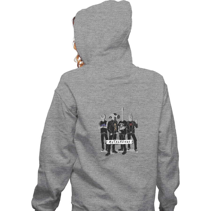 Shirts Pullover Hoodies, Unisex / Small / Sports Grey Metalheads