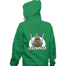 Load image into Gallery viewer, Daily_Deal_Shirts Zippered Hoodies, Unisex / Small / Irish Green Legonardo
