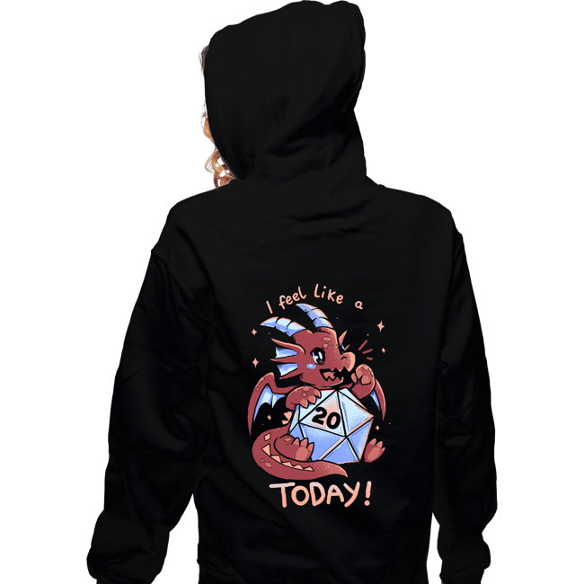 Daily_Deal_Shirts Zippered Hoodies, Unisex / Small / Black Rolled A 20 Today