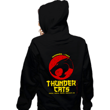 Load image into Gallery viewer, Daily_Deal_Shirts Zippered Hoodies, Unisex / Small / Black Thundercats Japan
