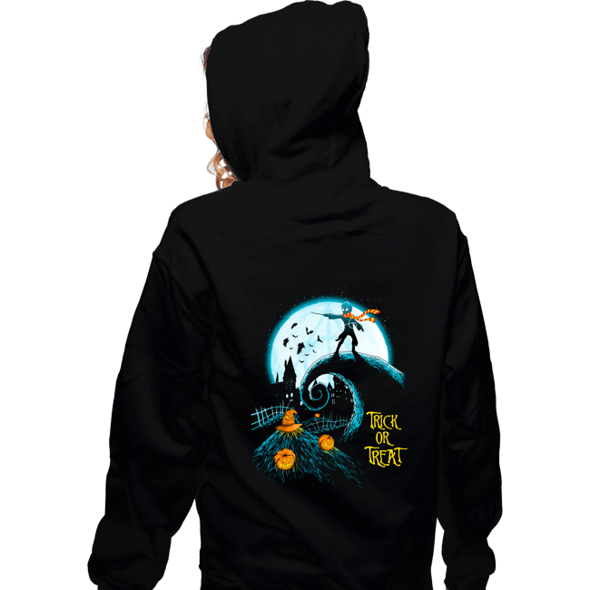 Secret_Shirts Zippered Hoodies, Unisex / Small / Black Wizardry Night