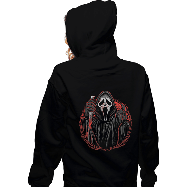 Daily_Deal_Shirts Zippered Hoodies, Unisex / Small / Black The Woodsboro Slasher