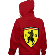 Load image into Gallery viewer, Daily_Deal_Shirts Zippered Hoodies, Unisex / Small / Red Scuderia Britanni
