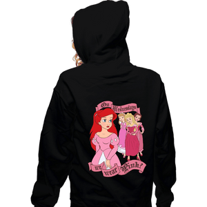 Shirts Zippered Hoodies, Unisex / Small / Black Mean Princesses