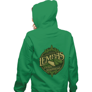 Shirts Zippered Hoodies, Unisex / Small / Irish Green Lembas Bread