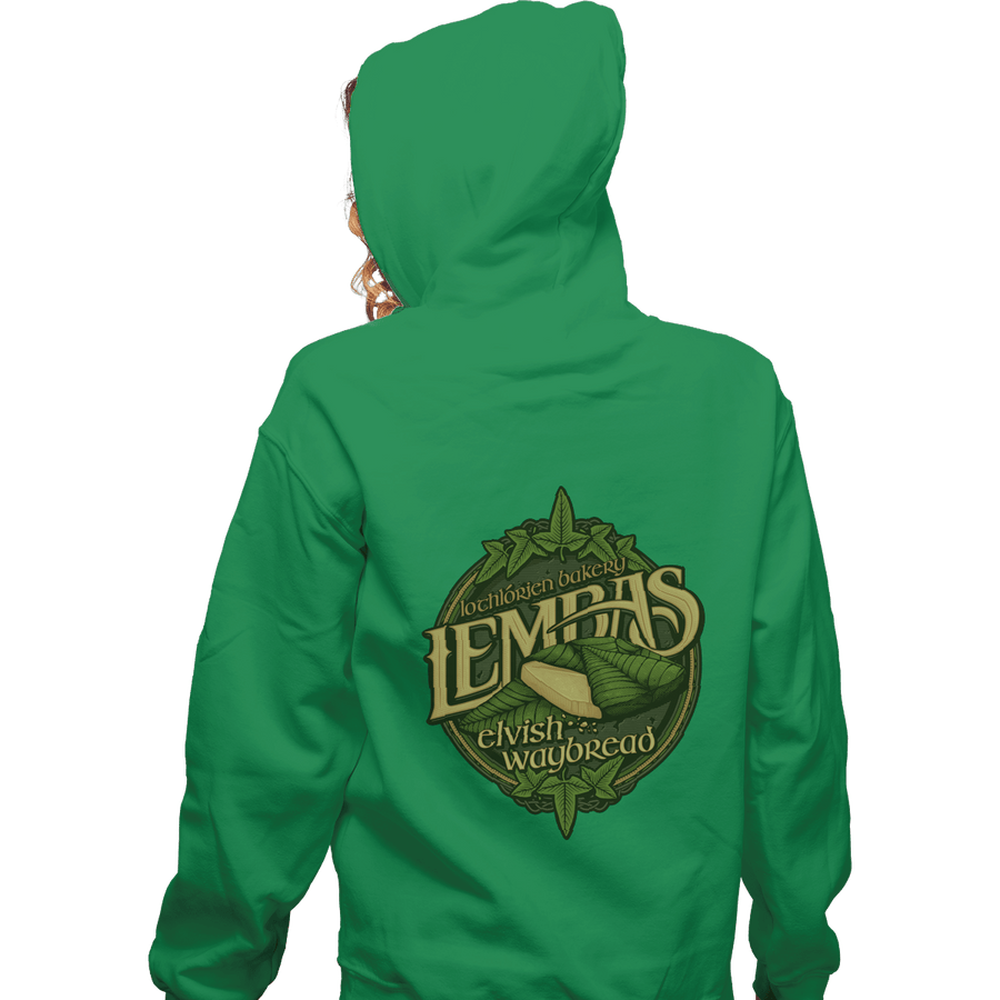 Shirts Zippered Hoodies, Unisex / Small / Irish Green Lembas Bread